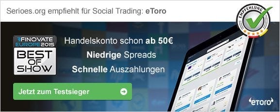 Social Trading Empfehlung eToro