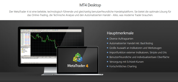 MetaTrader 4 bei GKFX