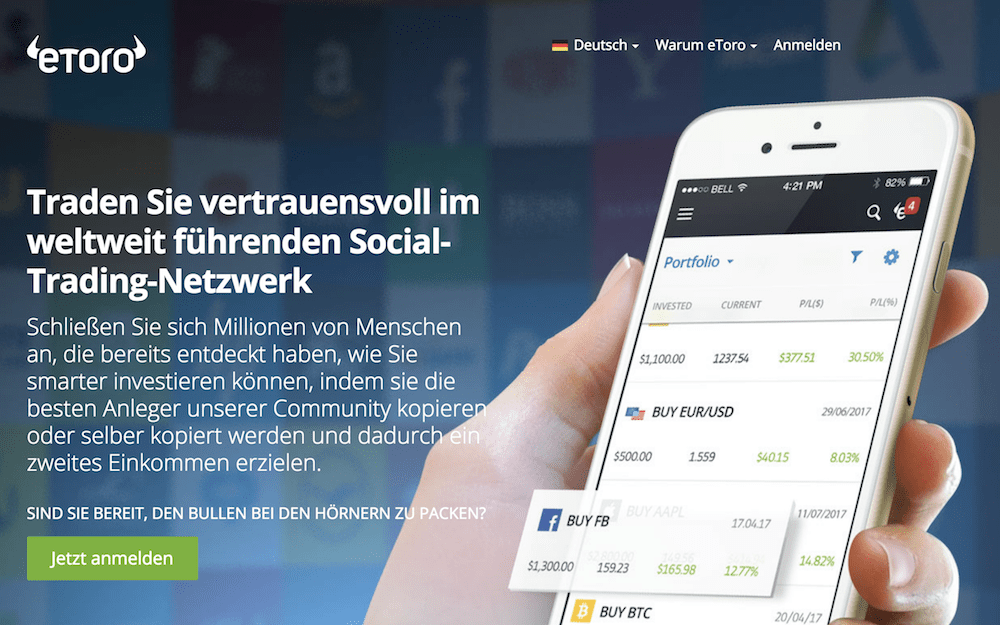 eToro Social Trading Testsieger