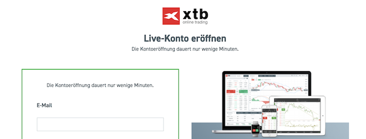 XTB Kontoeröffnung