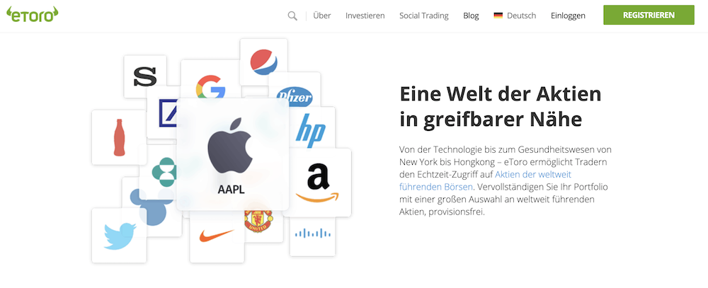 eToro Aktien handeln