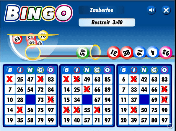 So oder ähnlich können Online Bingo Karten aussehen.