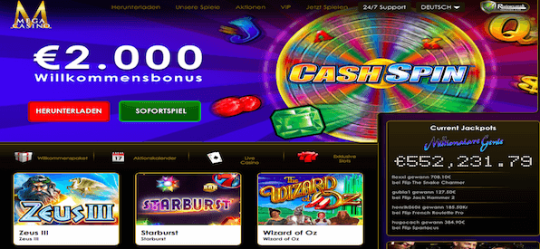 Mega Casino Startseite