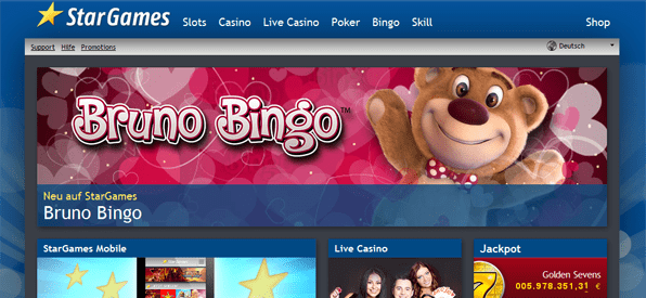 Vielseitiges Casino Angebot bei Stargames