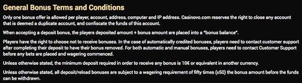 Casinovo_Bonus_Auszahlung