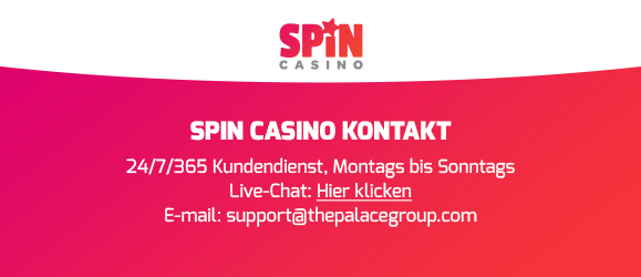 spin casino kontakt