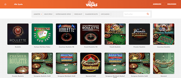 Slotty Vegas Casino Livecasino
