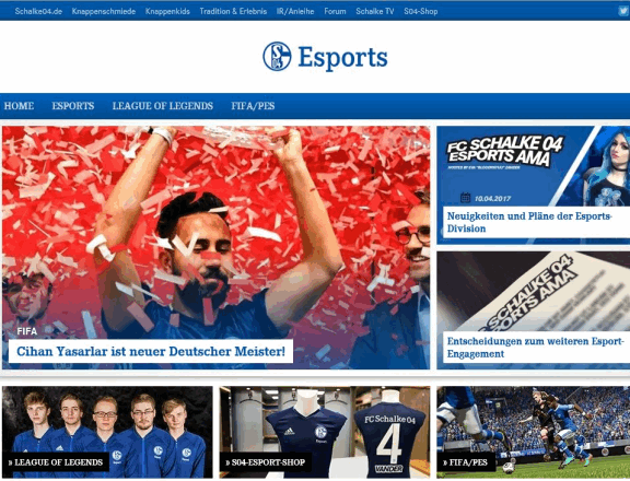 Schalke 04 Esport Homepage