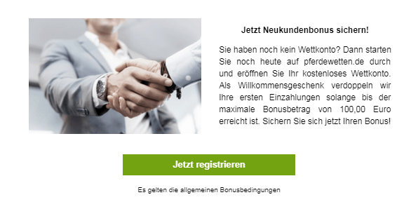 Pferdewetten.de Bonus