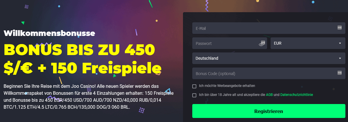 JooBet Bonus Code