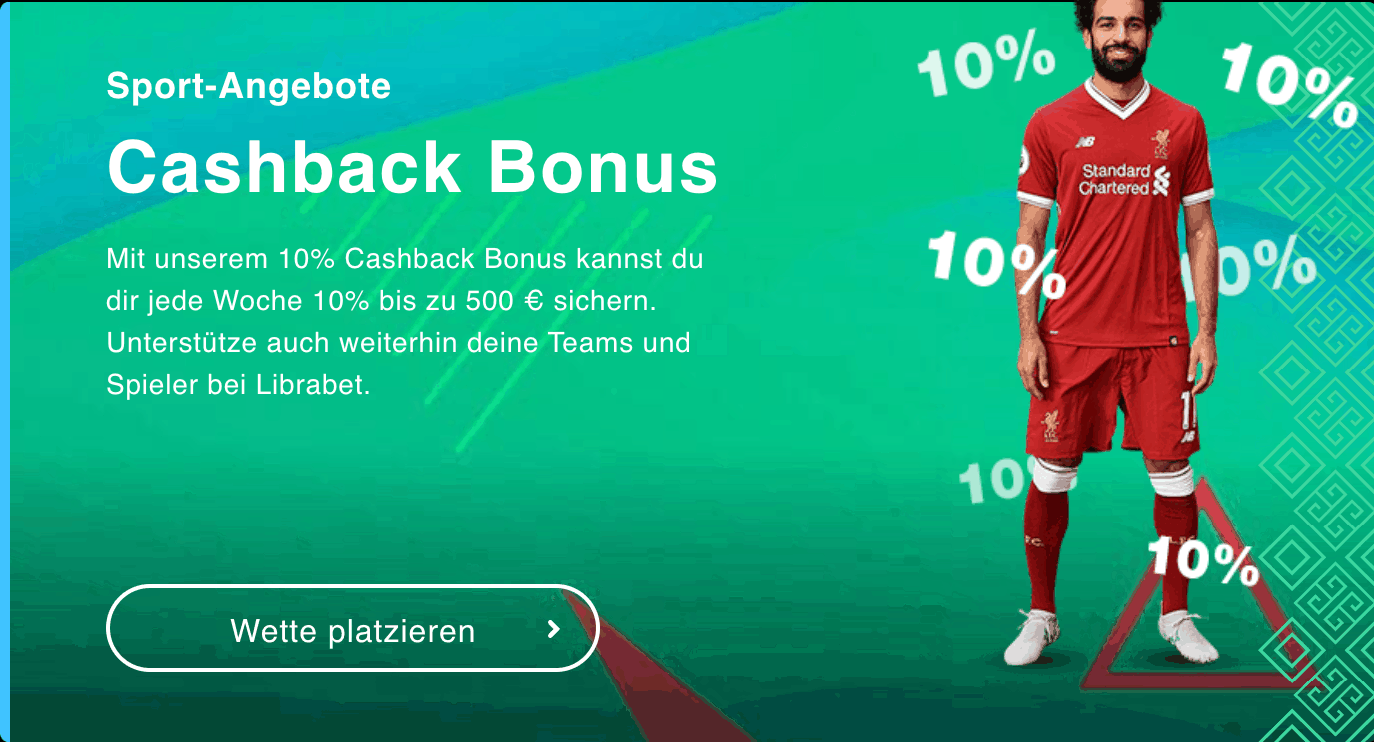 Librabet Cashback Bonus